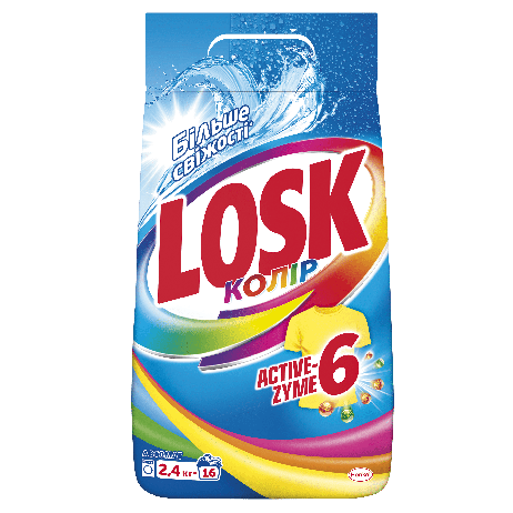 Пральний порошок Losk автомат Колор, 2,4кг